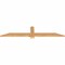 Ekena Millwork Eugene Smooth Timber Gable Bracket, Western Red Cedar, 60"W x 12"H x 1 1/2"D x 3 1/2"F, 5/12 Pitch GBW060X12X0204EUG00SWR - alternate 2